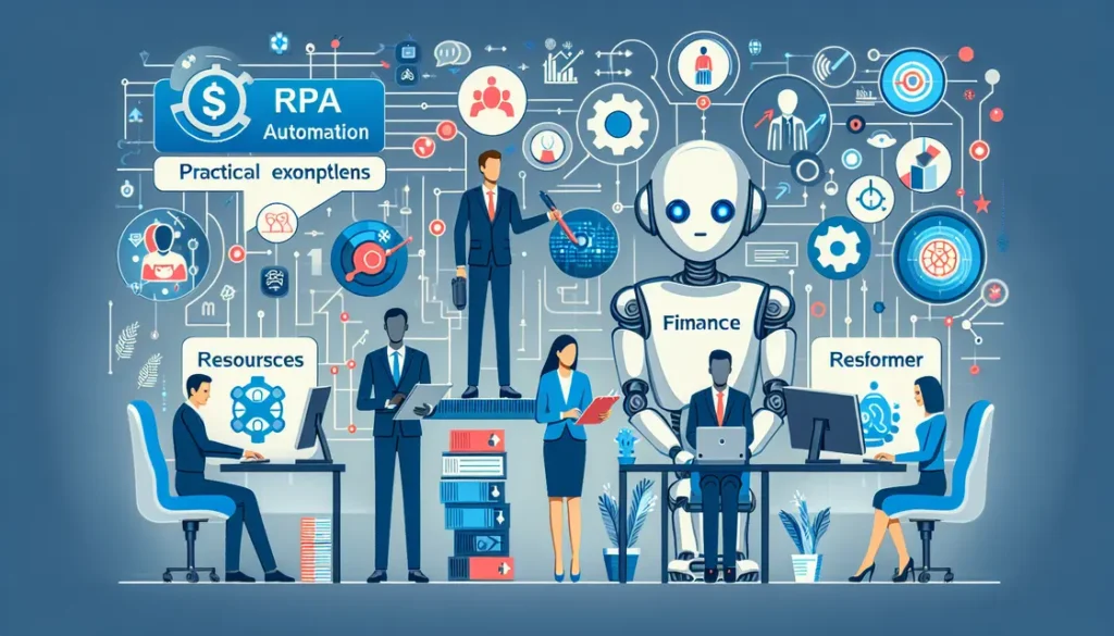 Imagem relacionada a automação de processos robóticos com exemplos práticos