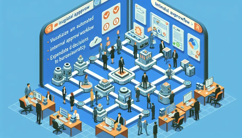 Imagem relacionada à automatização de aprovações internas com N8N para agilidade e eficiência
