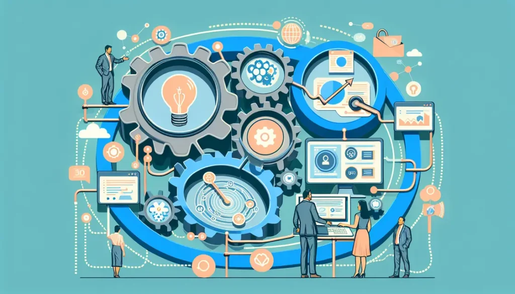 Imagem mostrando integração de CRM e automação para visão completa do cliente