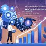 Gráfico mostrando estratégias de automação de marketing para aumentar vendas
