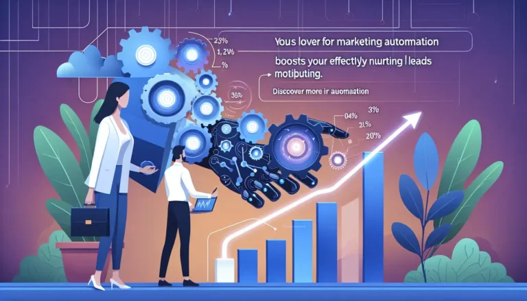 Gráfico mostrando estratégias de automação de marketing para aumentar vendas