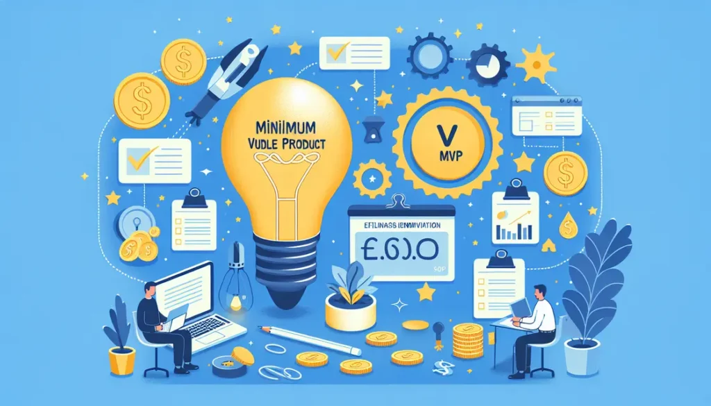 Imagem de uma pessoa validando uma ideia de negócio com sucesso, usando um MVP