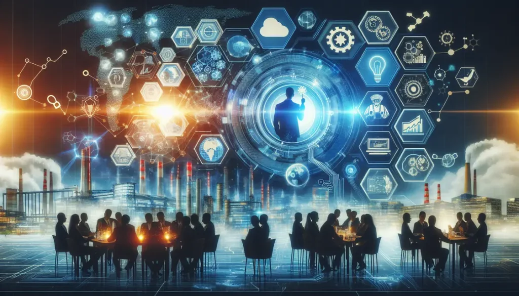 Imagem de uma empresa inovadora com tecnologias de ponta para negócios