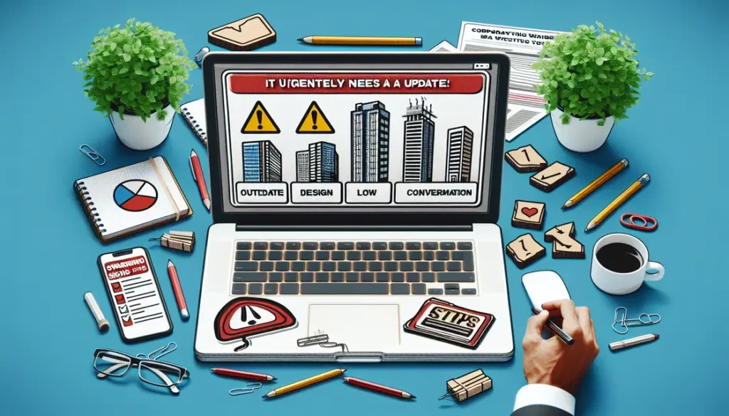Imagem relacionada a sinais de que um site empresarial precisa ser atualizado
